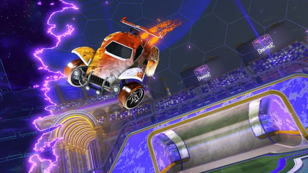 A Rocket League car design from ENERGIRUBEN