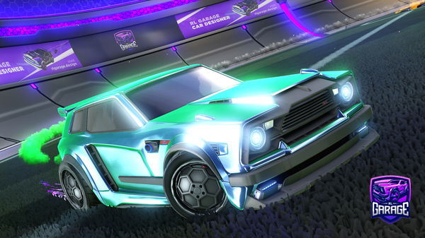 A Rocket League car design from Dennii