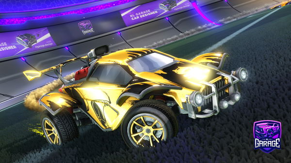 A Rocket League car design from Milesgamerb