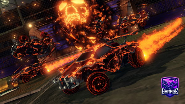 A Rocket League car design from XxNOS303xX