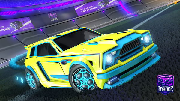 A Rocket League car design from Callau