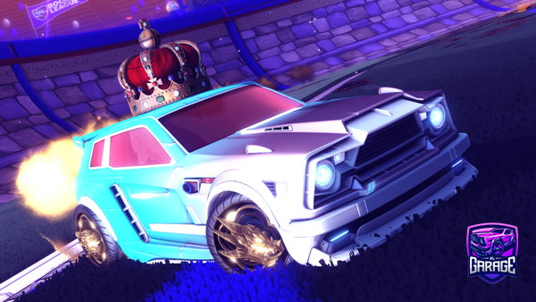 A Rocket League car design from ZebraZXY
