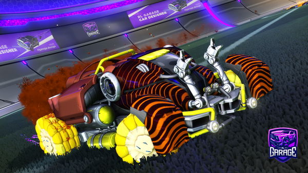 A Rocket League car design from -RL_Trading-