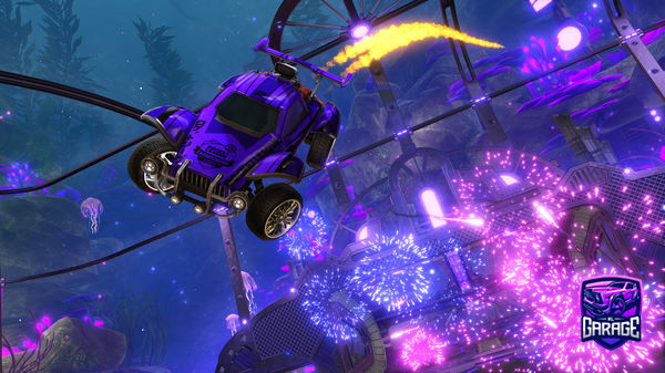 A Rocket League car design from JerryToyo