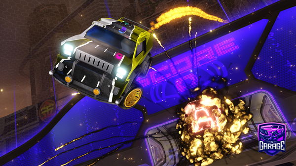 A Rocket League car design from doublehdiscord