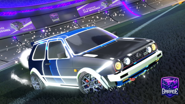 A Rocket League car design from player12445