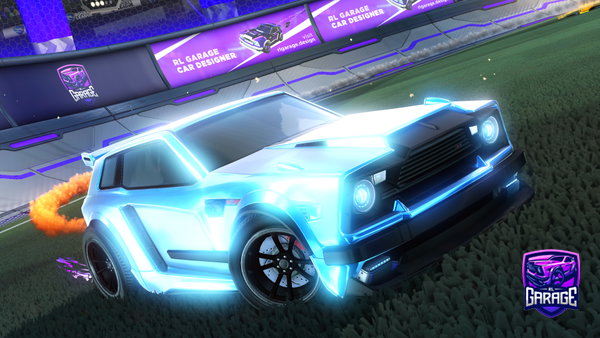 A Rocket League car design from Tidiane81