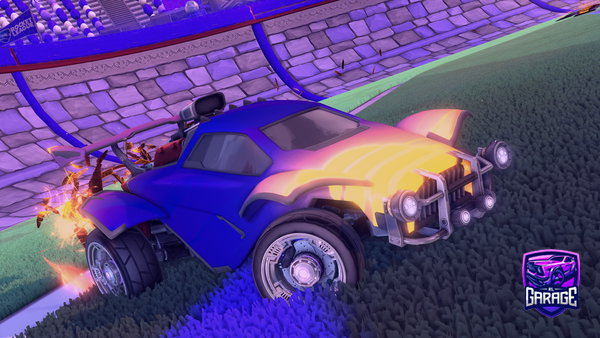 A Rocket League car design from TTVBassNappr