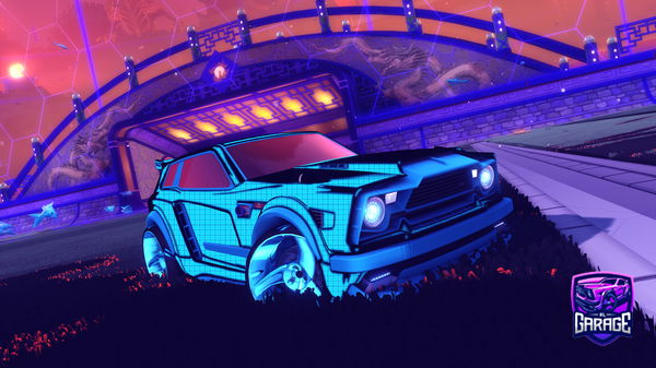 A Rocket League car design from Ciofologo09