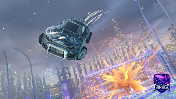 A Rocket League car design from flyingfox79