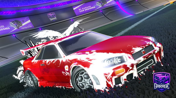A Rocket League car design from zelibelly