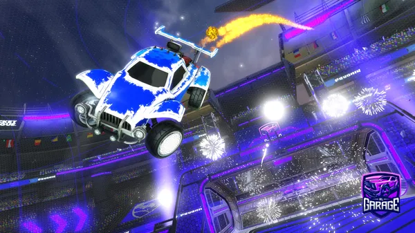 A Rocket League car design from roblus