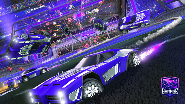 A Rocket League car design from PulseFxre