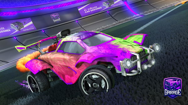 A Rocket League car design from Mimihime