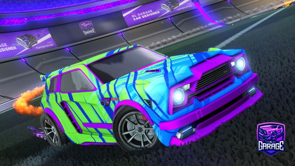 A Rocket League car design from CRinKC
