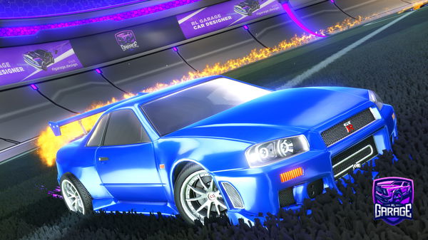 A Rocket League car design from DavidJay