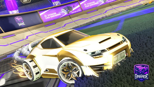 A Rocket League car design from SpaceDripSea69