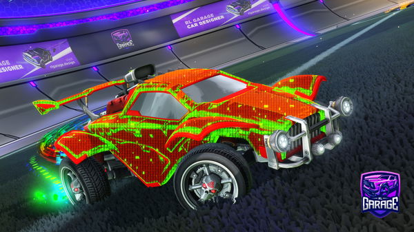 A Rocket League car design from MrGilly21