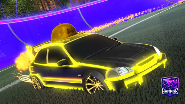 A Rocket League car design from SableRacer