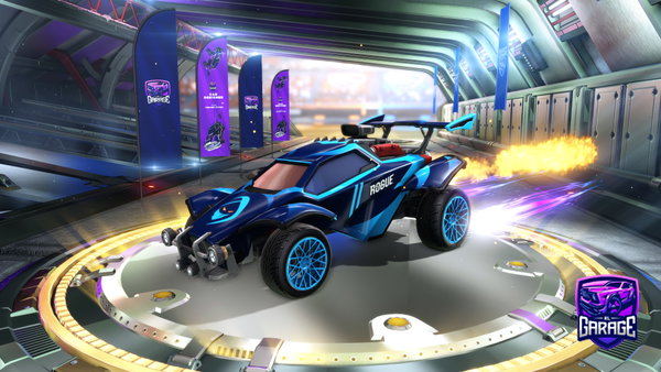 A Rocket League car design from MYST1KALL