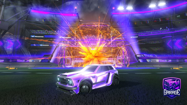 A Rocket League car design from manupincha