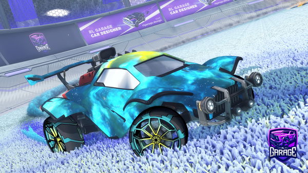 A Rocket League car design from JustBaileyBro