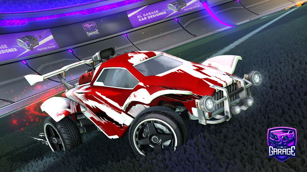 A Rocket League car design from GoBlitzy