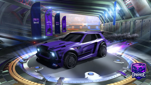 A Rocket League car design from Shadow_BlubX