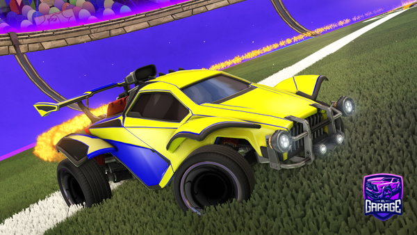 A Rocket League car design from Alphxzx