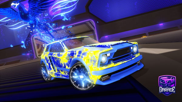 A Rocket League car design from kieran97downes