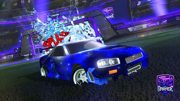 A Rocket League car design from Jdastoney