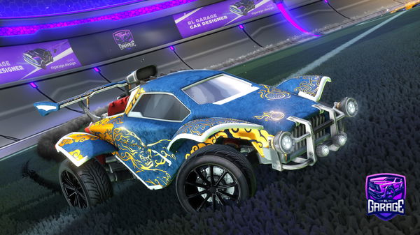 A Rocket League car design from Psych1cN1nja