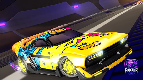 A Rocket League car design from Chikennug3ts