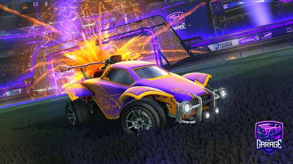 A Rocket League car design from devorapatos