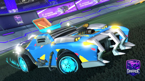 A Rocket League car design from LeKriliq