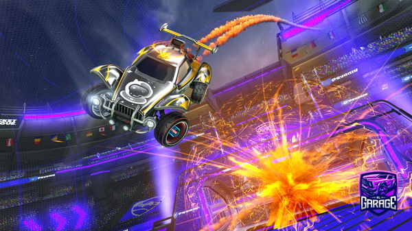 A Rocket League car design from Brush10