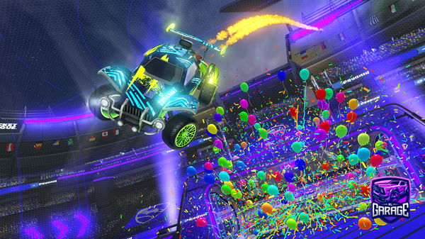 A Rocket League car design from Tifne