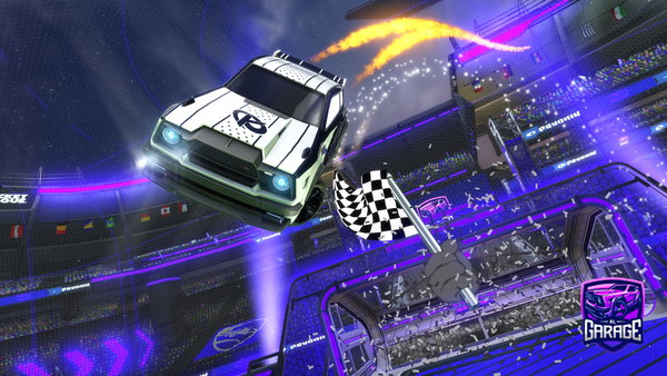 A Rocket League car design from Cvjk