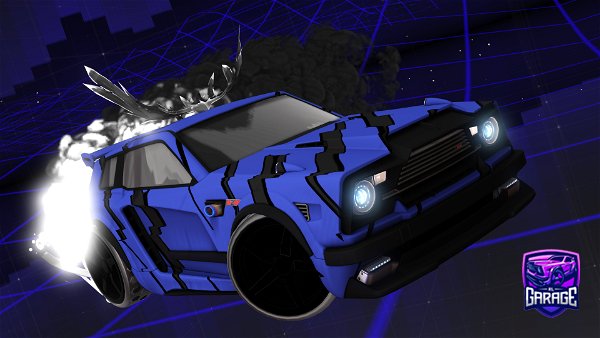 A Rocket League car design from Frost3906