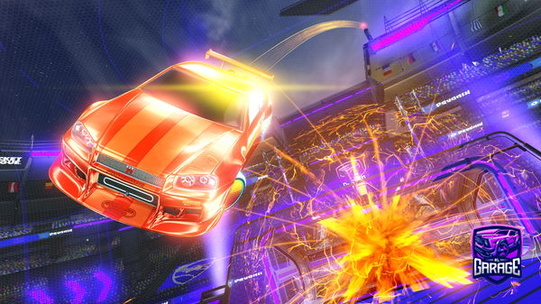 A Rocket League car design from Diablo_D6