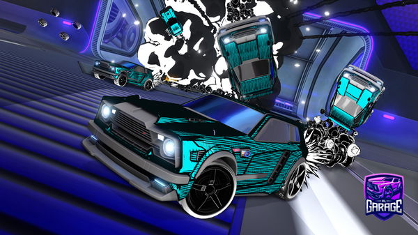 A Rocket League car design from HAROONPLAYS