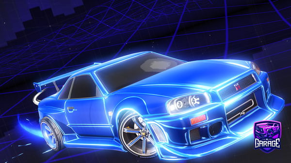 A Rocket League car design from Sleepless8