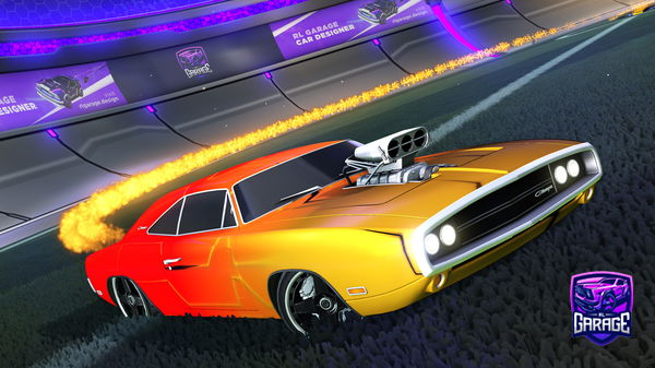 A Rocket League car design from Shooter48