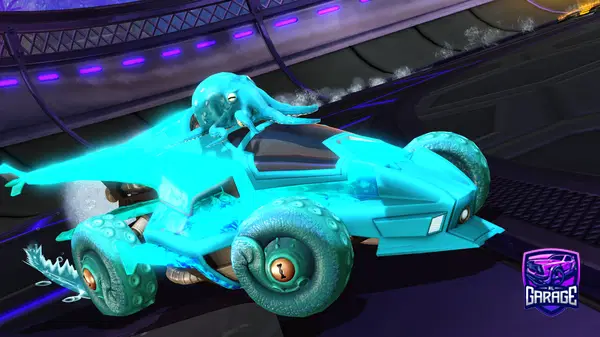 A Rocket League car design from GodFalconNMG