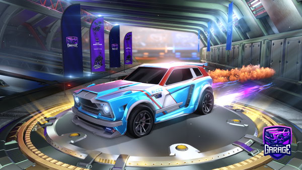 A Rocket League car design from V25