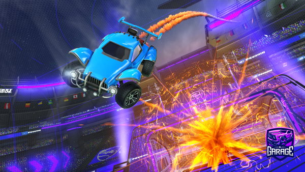 A Rocket League car design from Itsaxxify