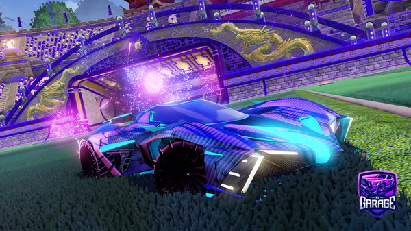 A Rocket League car design from Neongolem05