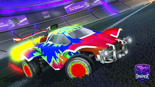 A Rocket League car design from ORSKA17