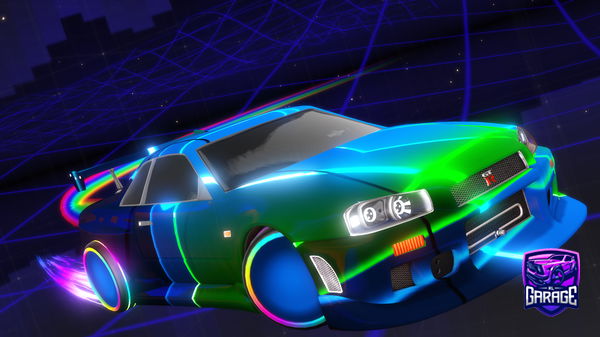 A Rocket League car design from HoxizystalBandit