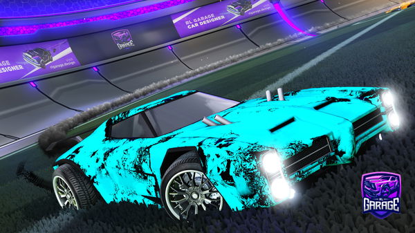 A Rocket League car design from Imsalty